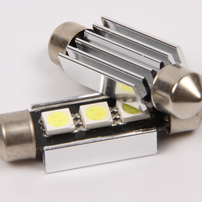 Canbus без грешки 5050 3smd 36mm led фестонна крушка